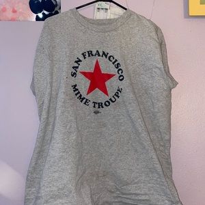 grey shirt